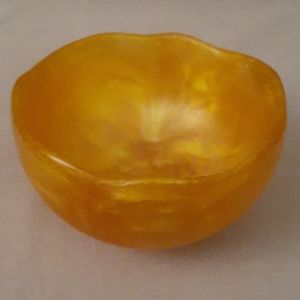Kenny Mack Tangerine Resin Bowl